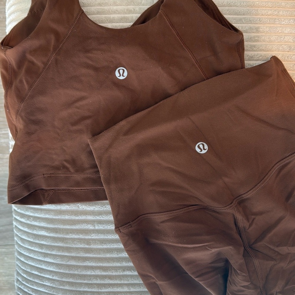 Lulu align set - leggings (size 0) & tank(size 2)